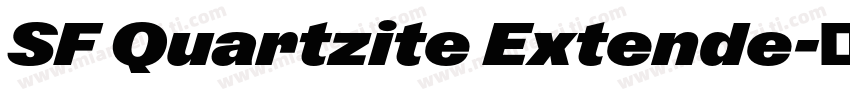 SF Quartzite Extende字体转换